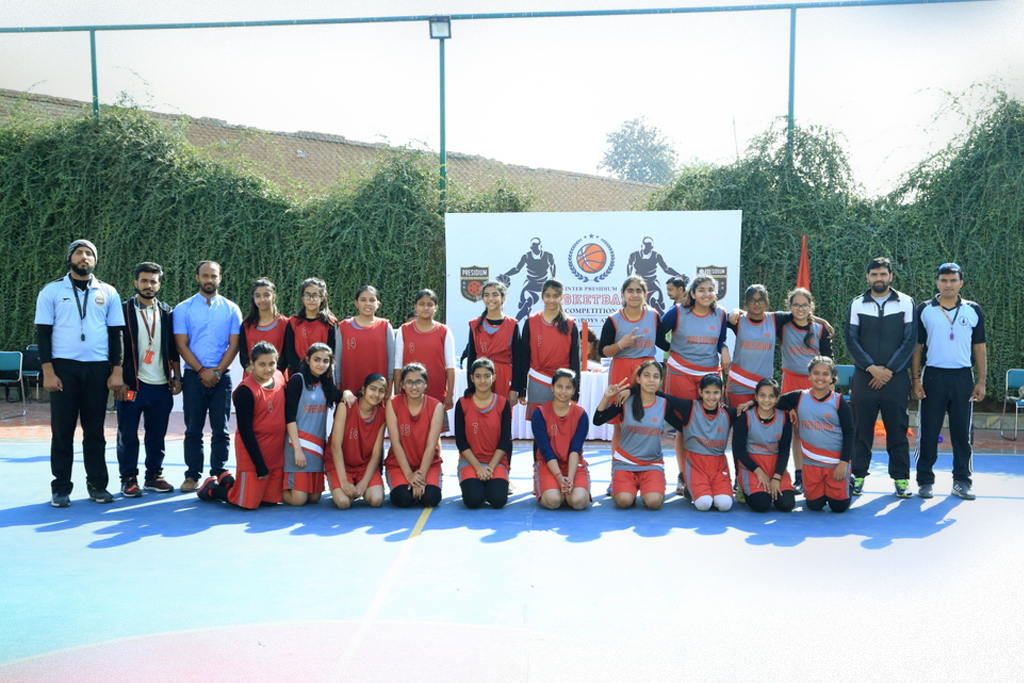 Presidium Indirapuram, PRESIDIANS READY TO SCORE AT INTER-SCHOOL BASKETBALL CHAMPIONSHIP